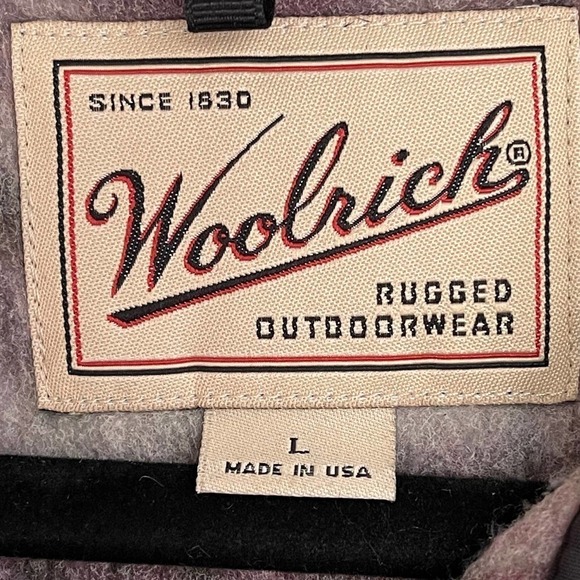 Vintage Woolrich Fair Isle 1/4 Zip Up Pull Over Sweater Made In USA Size L - Picture 8 of 8